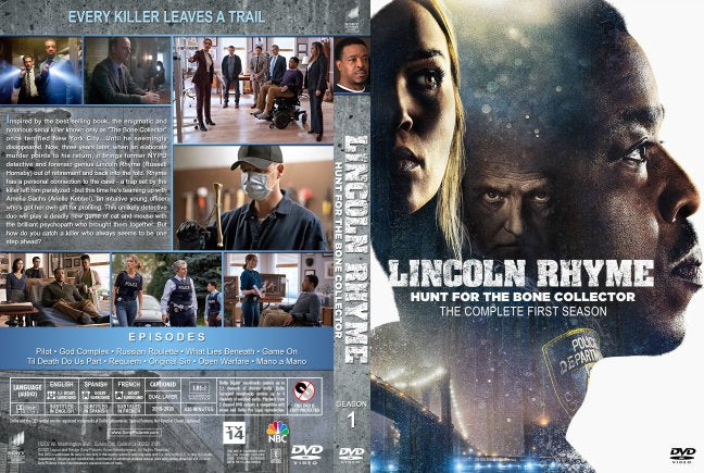 [CC] Lincoln Rhyme: Hunt for the Bone Collector 2020 Complete Series DVD