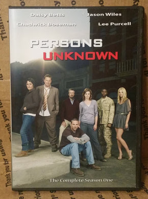 Persons Unknown [CC] 2010 THE COMPLETE TV SERIES ON DVD Tina Holmes Kate Lang Johnson Lola Glaudini