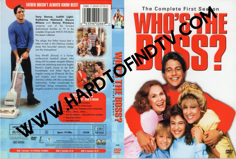 Who's the Boss? 1984 Complete Series On DVD Tony Danza Judith Light Alyssa Milano RETAIL/FANMADE MIXED